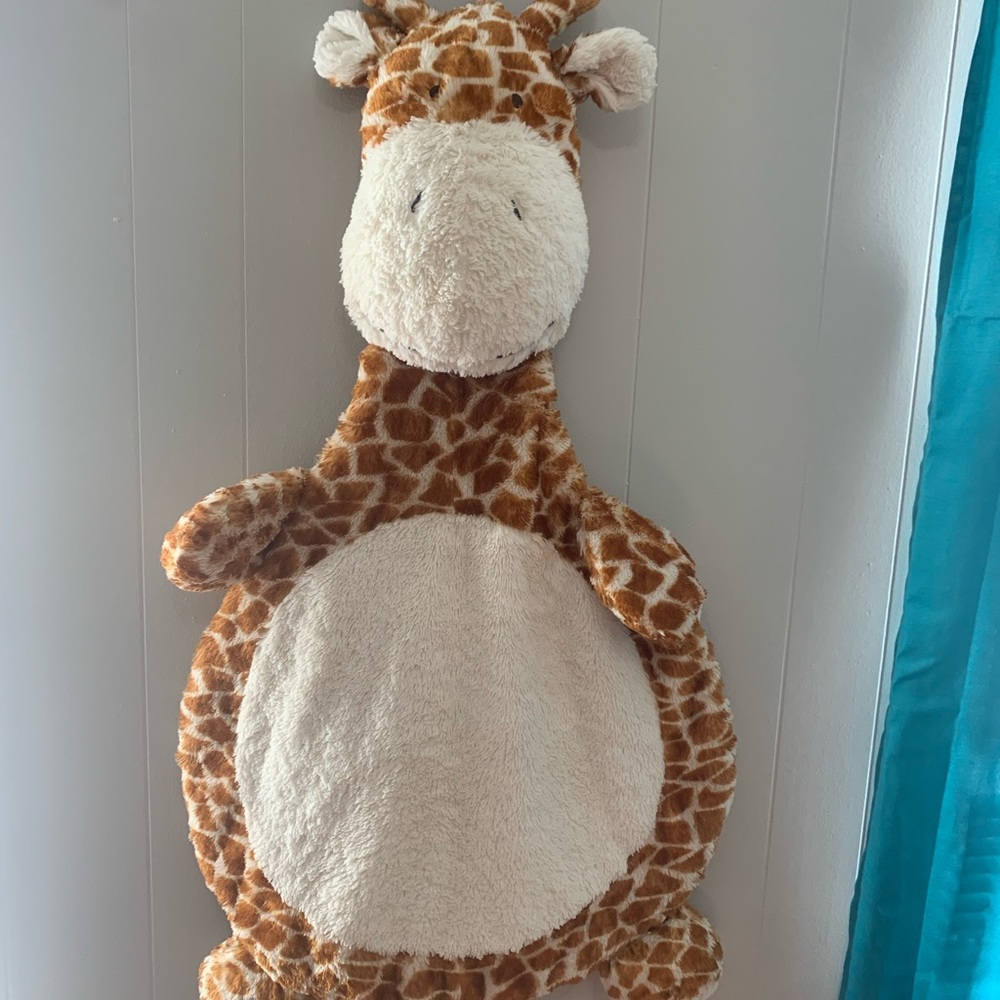 Giraffe baby lay down